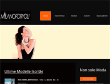 Tablet Screenshot of milanoforyou.com